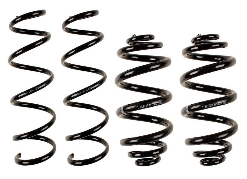 BMW Coil Spring Set - Front and Rear (Standard Suspension) (B3 OE Replacement) 33539059281 - Bilstein 3807591KIT